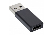 Adaptateur Inline® USB 3.2 Gen.2, USB-A mâle à USB-C femelle (Gen.1)