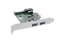 Inline® 2 + 2ports USB 3.0 Contrôleur hôte, PCIe, avec SATA Power et support LP
