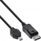 Inline® Mini DisplayPort à DisplayPort Cable Black 5m