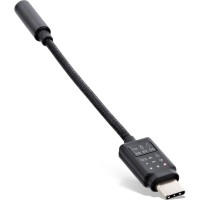 Inline® Mini USB-C 96KHz Câble adaptateur audio haute résolution, connecteur féminin USB-C à 3,5 mm, 0,13 m