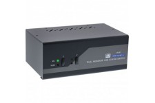 Interrupteur KVM Inline® Desktop, 2 ports, double moniteur, DisplayPort 1.2 + HDMI 2.0, 4K, USB 3.0, Audio