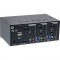Interrupteur KVM Inline® Desktop, 2 ports, double moniteur, DisplayPort 1.2 + HDMI 2.0, 4K, USB 3.0, Audio