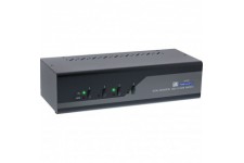 Interrupteur de bureau KVM Inline®, 4 ports, double moniteur, DP 1.2 + HDMI 2.0, 4K, USB 3.0, Audio