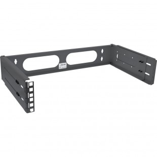 Rack pliable Inline® 19 ", 2U, 24 à 40 cm de profondeur, noir