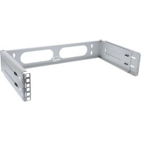 Rack pliable Inline® 19 ", 2U, 24 à 40 cm de profondeur, gris