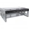 Rack pliable Inline® 19 ", 4U, 24 à 40 cm de profondeur, avec couverture, gris
