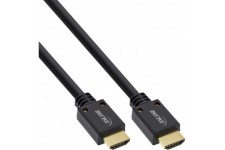 Câble HDMI inline® Ultra à grande vitesse M / m 8k4k plaqué or, 2M