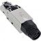 Inline® RJ45 Plug Cat.8.1 2000 MHz, installable sur le terrain, blindé, avec bouchon à vis