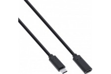Câble USB 3.2 USB en ligne®, mâle / femelle de type C, noir, 2m