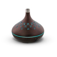 Inline® Smarthome Ultrasonic Aroma Diffuseur, Humidificateur, Ambient Light, Google Home et Amazon Alexa compatible