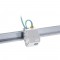 Holder du module Keystone Inline® Keystone Snap-In Fibre, 1 port pour rail DIN