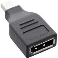 Adaptateur INLINE® DisplayPort, Mini DisplayPort Male à Displayport Female, 4K / 60Hz, noir