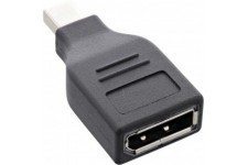 Adaptateur INLINE® DisplayPort, Mini DisplayPort Male à Displayport Female, 4K / 60Hz, noir