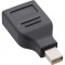 Adaptateur INLINE® DisplayPort, Mini DisplayPort Male à Displayport Female, 4K / 60Hz, noir
