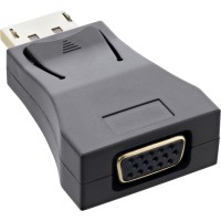 Convertisseur INLINE® DisplayPort, DisplayPort Male to VGA Female, FullHD / 60Hz, noir / or