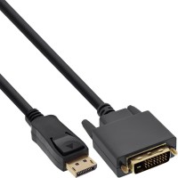 INLINE® DisplayPort to DVI Cable Câble noir 7,5 m