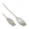 Câble d'extension USB 2.0 Inline® Type transparent un mâle à femelle 1,8 m