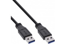 Cable Inline® USB 3.0 Type d'un mâle à un mâle noire 1,5 m