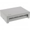 Boîte de point de consolidation de bureau Inline® 8x Keystone RJ45, métal, gris clair Ral7035