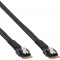 Inline® Slim Sas Kabel, SFF-8654 ZU SFF-8654, 24 Go / s, 1M