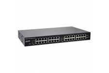 INLINE® POE + Gigabit Network Injecteur Hub 16 Port (16x Poe +), 1gbit / s, 19 "(supports inclus), métal, 2 ventilateurs