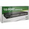 INLINE® POE + Gigabit Network Injecteur Hub 16 Port (16x Poe +), 1gbit / s, 19 "(supports inclus), métal, 2 ventilateurs