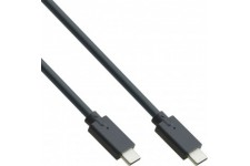 Câble Inline® USB 3.2 Gen.2, USB Type-C mâle / mâle, noir, 1M