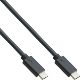 Cable Inline® USB 3.2 Gen.2, USB Type-C mâle / mâle, noir, 0,5 m