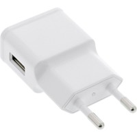 Adaptateur d'alimentation USB Inline® Single, 100-240V à 5V / 1.2A blanc
