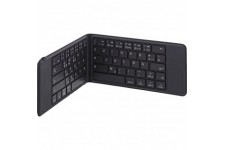 Clavier Bluetooth pliable Inline® "BT-Pocket", gris, pour jusqu'à 3 appareils Bluetooth