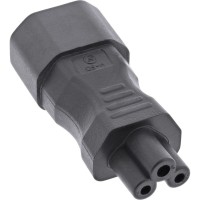 Adaptateur d'alimentation Inline® IEC 60320 C14 / C5, Cable / ordinateur portable de l'appareil froid à 3 broches