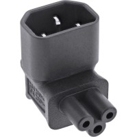 Adaptateur d'alimentation Inline® IEC 60320 C14 / C5, Up / Down Angled, Cable / ordinateur portable à 3 broches