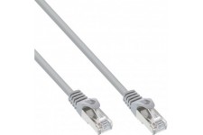 300pcs. Pack Bulk-Pack Inline® Patch Cable, SF / UTP, Cat.5E, Gray, 0,25 m