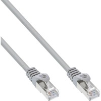 50pcs. Pack Bulk-Pack Inline® Patch Cable U / UTP Cat.5e Gray 2M