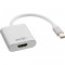 Inline® Mini DisplayPort HDMI adaptateur en aluminium avec audio, 4k / 60Hz, blanc, 0,15 m