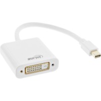 Inline® mini afficheport mâle à dvi-d 24 + 1 adaptateur femelle blanche