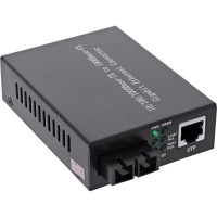 Convertisseur de médias réseau Inline® 10/100/1000Mb / s TP à FO (SC duplex), SM, 20 km