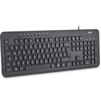 Keyboard Inline® Keys USB touches plates Layout allemand noir