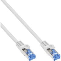 Câble de patch Inline®, cat.6a, S / FTP, TPE Flexible, blanc, 3M