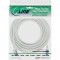 Câble de patch Inline®, cat.6a, s / ftp, TPE flexible, blanc, 7,5 m