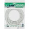 Câble de patch Inline®, cat.6a, s / ftp, TPE flexible, blanc, 15m