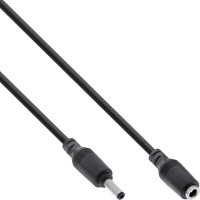 Câble d'extension DC Inline®, Plux DC Male / Femme 5.5x2.1mm, 0,5m