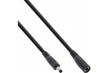 Câble d'extension CC Inline®, Plux DC Male / Femme 4.0x1,7 mm, 2M