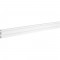 Panneau en aluminium en aluminium Inline® pour le montage mural, blanc, 1,2 m