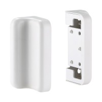 Support de montage Inline® Slatwall pour panneau de support mural, blanc, 2pcs. paire