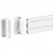Support de montage Inline® Slatwall pour panneau de support mural, blanc, 2pcs. paire