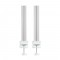 Colonnes de montage Inline® Slatwall en aluminium, pour le panneau de montage de la table, ensemble de 2