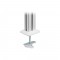 Colonnes de montage Inline® Slatwall en aluminium, pour le panneau de montage de la table, ensemble de 2