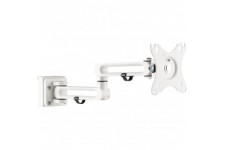 Support de moniteur à slatwall inline® long, blanc