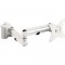 Support de moniteur à slatwall inline® long, blanc